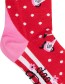 Sokken Organic Sensational Steps Summer Cottage Red detail