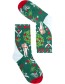 Sokken Organic Sensational Steps Garden Full Of Love Green detail