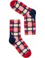 Sokken Organic Sensational Steps Picknic Red detail