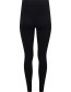 Bamboe Legging Naadloos Zwart detail