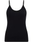 Bamboe Spaghetti Top Cami  Black