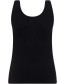 Bamboe Tanktop Cami Black detail