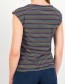 T-shirt Boxy Baby Colorful Love Stripe Blue