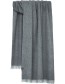 Shawl Alpaca Brushed Solid Industrial Blue