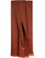 Shawl Alpaca Brushed Solid Brick