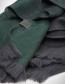 Shawl Alpaca Brushed Ombre Pine Grove detail