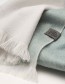 Shawl Alpaca Brushed Ombre Sea Foam detail