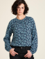 Blouse Butterfly Blauw