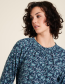 Blouse Butterfly Blauw