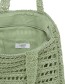 Shopper Rafia Tea Green detail