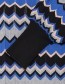 Trui Bymmorla Zigzag Blue Quartz Mix detail