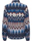 Blouse Byfanila Strong Blue Mix detail