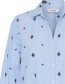 Blouse Byfabienne Chambray Blue detail