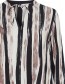 Blouse Byihuna V Neck Zwart Mix detail