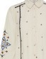 Blouse Byirisa Creme detail