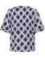 Blouse Bymmjoella Ogee Ikat Med Blue detail