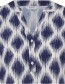 Blouse Bymmjoella Ogee Ikat Med Blue detail