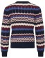 Cardigan Bymmorla Pointelle Zig Zag Bright Cobalt detail
