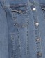 Jas Denim Bypully Mid Blue Denim detail