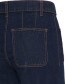 Jeans Bykomma Wide Rinse Blue Denim detail