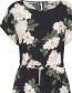 Jurk Bymoella Flower Black detail