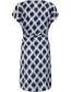 Jurk Bymmjoella Ogee Ikat Med Blue detail