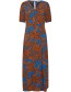 Jurk Byjosa Slit Nebulas Blue Mix