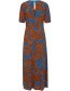 Jurk Byjosa Slit Nebulas Blue Mix detail