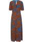 Jurk Byjosa Slit Nebulas Blue Mix detail