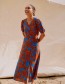 Jurk Byjosa Slit Nebulas Blue Mix