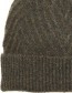 Beanie Bavalma Olive Night Melange detail