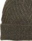 Beanie Bavalma Olive Night Melange detail