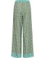 Pantalon Wide Byhelvig Sea Spray detail