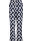 Pantalon Bymmjoella Ogee Ikat Med Blue