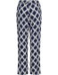 Pantalon Bymmjoella Ogee Ikat Med Blue detail