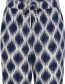 Pantalon Bymmjoella Ogee Ikat Med Blue detail