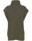Spencer Poncho Bavalma Olive Night Melange detail