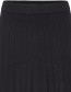 Rok Lang Bymarlin Plisse Zwart detail