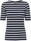 T&#8209;shirt ByPamila Stripe White Black