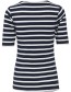 T&#8209;shirt ByPamila Stripe White Black detail