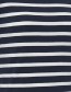 T&#8209;shirt ByPamila Stripe White Black detail