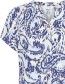 Top Bymmjoella V Blue Paisley detail