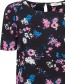 Blouse Bymmjoella O Zwart Mix detail
