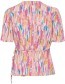 Blouse Bymmjoella Wrap Pink Sachet Mix detail