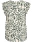 Top Bymmjoella V Frill  Ethnic Sea Spray detail