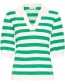 Polo Bymmorla Stripe Lepreechaun Green