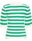 Polo Bymmorla Stripe Lepreechaun Green detail