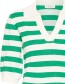 Polo Bymmorla Stripe Lepreechaun Green detail