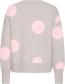 Trui Byomme Dot Light Grey detail