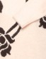 Trui Byomea Flower Birch Java detail